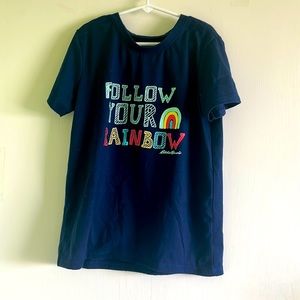 Eddie Bauer pj shirt kids size large